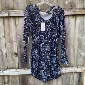 No comment cold shoulder dress sz. L NWT